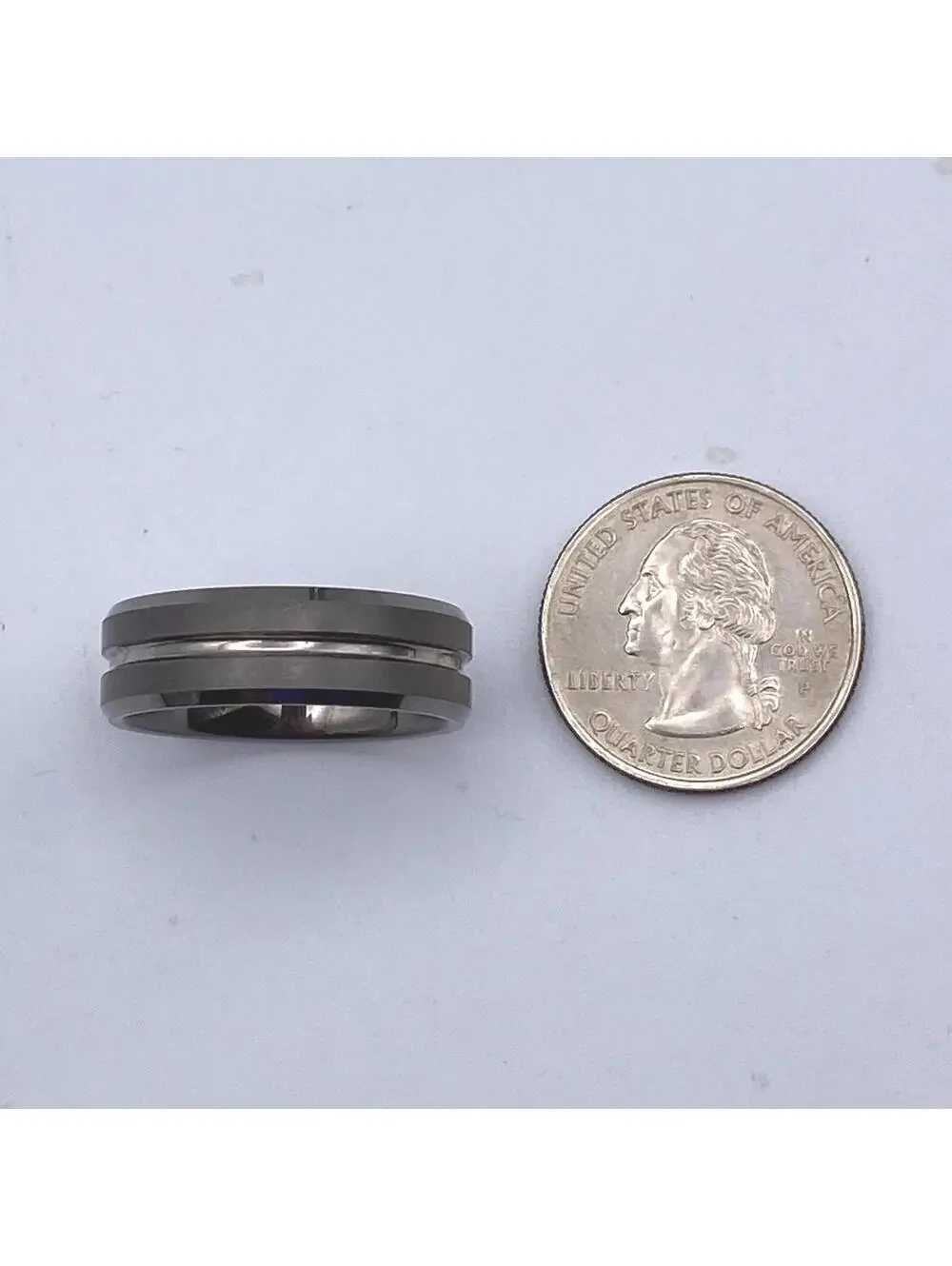 Men's Tungsten Carbide WEDDING BAND, Size 12.